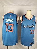 Clippers 13 Paul George Blue Nike Throwback Swingman Jersey,baseball caps,new era cap wholesale,wholesale hats